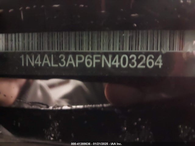 41388636 :رقم المزاد ، 1N4AL3AP6FN403264 vin ، 2015 Nissan Altima 2.5 Sl مزاد بيع