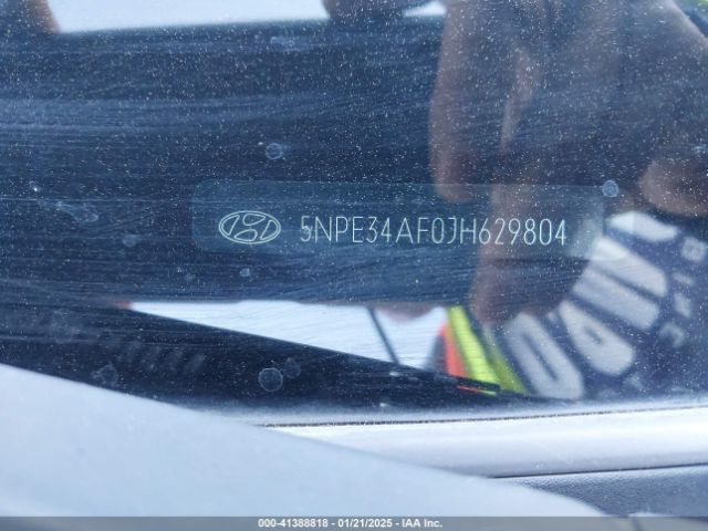 5NPE34AF0JH629804 Hyundai SONATA SEL