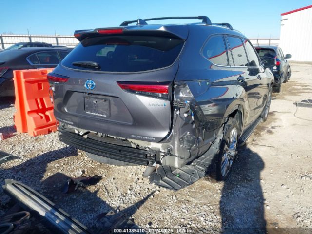 5TDFARAH2PS525908 Toyota Highlander Hybrid Platinum