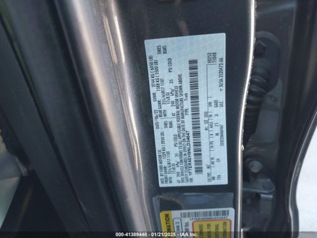 1FTER4EH9NLD34647 Ford RANGER XL