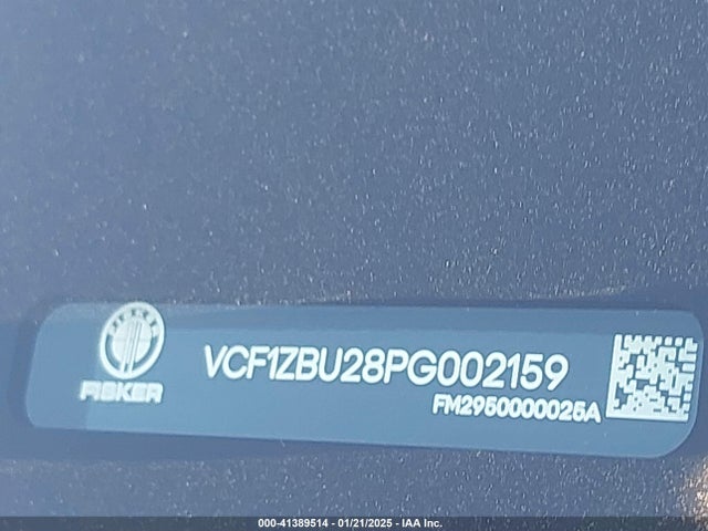 Fisker Ocean One 2023 VCF1ZBU28PG002159 Image 9