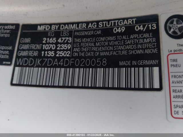 2013 MERCEDES-BENZ SL 550 WDDJK7DA4DF020058 Photo 8