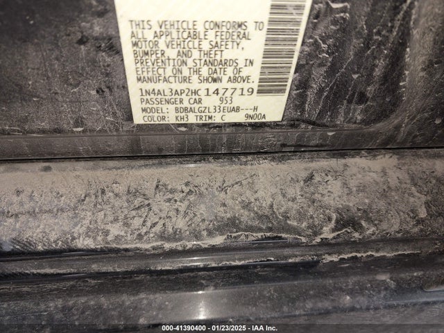 1N4AL3AP2HC147719 Nissan Altima 2.5 S