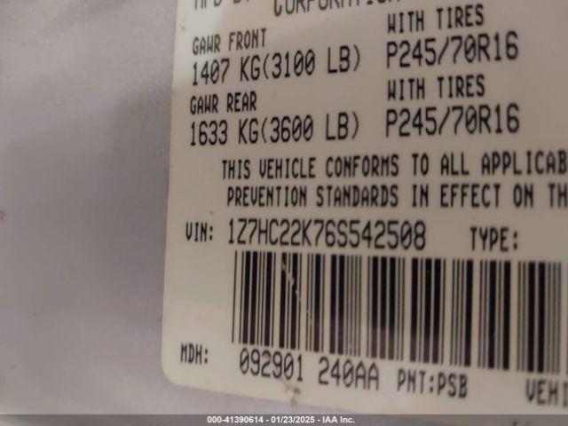 2006 MITSUBISHI RAIDER 1Z7HC22K76S542508 Photo 8