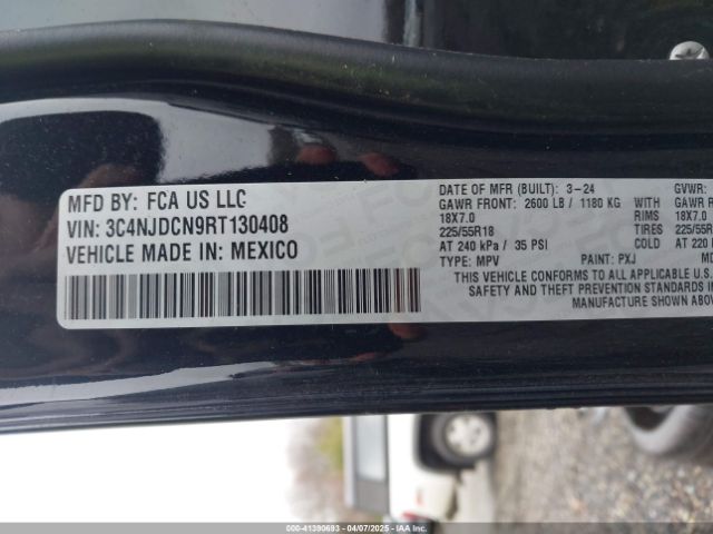 3C4NJDCN9RT130408 Jeep Compass Limited 4x4
