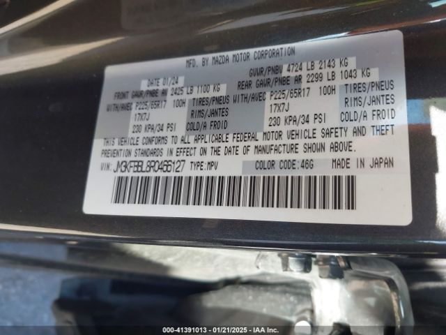 JM3KFBBL8R0466127 Mazda Cx-5 2.5 S Select