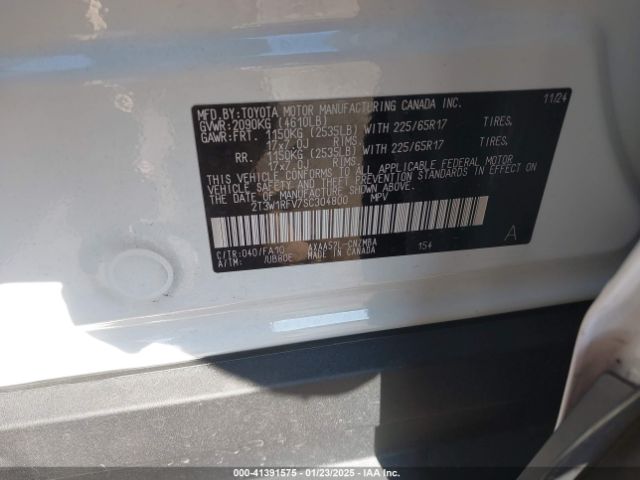 2T3W1RFV7SC304800 Toyota Rav4 Xle