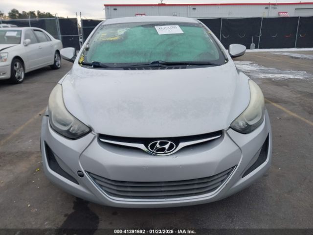 KMHDH4AE3GU479170 Hyundai ELANTRA SE