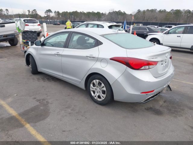 KMHDH4AE3GU479170 Hyundai ELANTRA SE