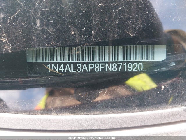 Nissan Altima 2.5 S 2015 1N4AL3AP8FN871920 Image 9