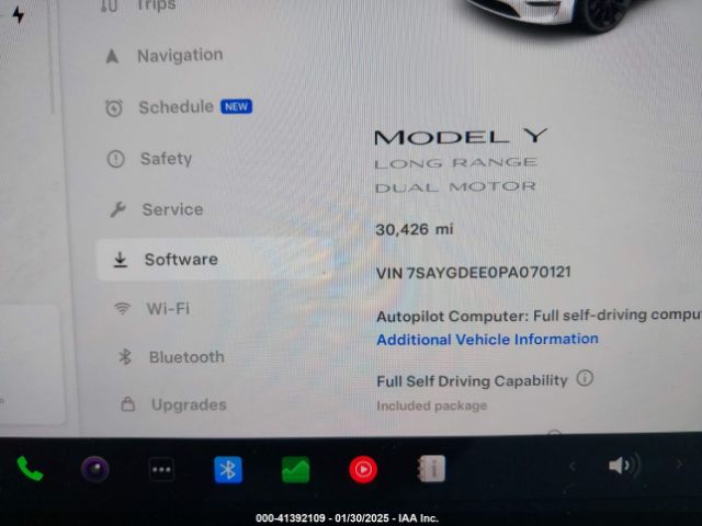 7SAYGDEE0PA070121 Tesla Model Y