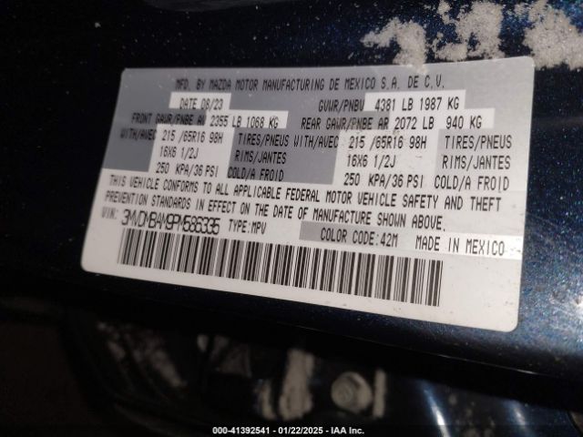 3MVDMBAM9PM586335 Mazda Cx-30 2.5 S