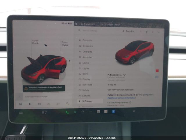 7SAYGDEE2RA268086 Tesla Model Y Long Range Dual Motor All-wheel Drive