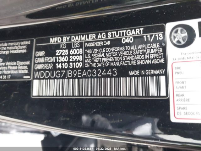 2014 MERCEDES-BENZ S 63 AMG WDDUG7JB9EA032443 Photo 8
