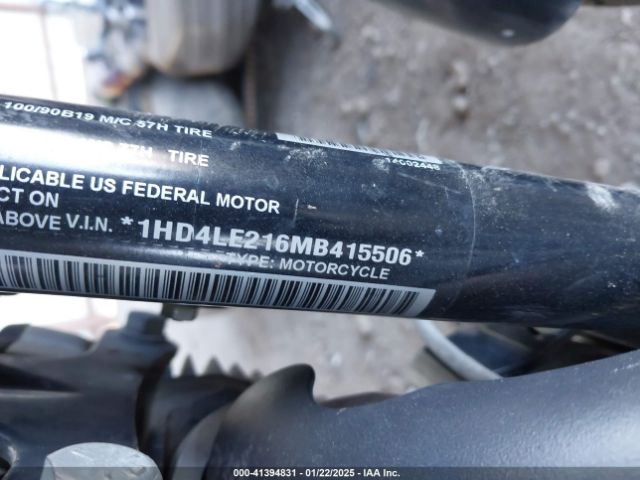 2021 HARLEY-DAVIDSON XL883 1HD4LE216MB415506 Photo 9