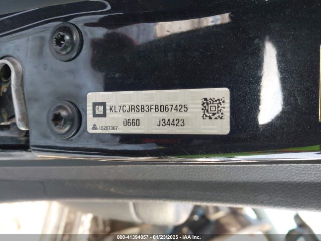 KL7CJRSB3FB067425 Chevrolet Trax Lt