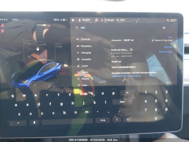 2022 TESLA MODEL 3 5YJ3E1EB5NF266511 Photo 6