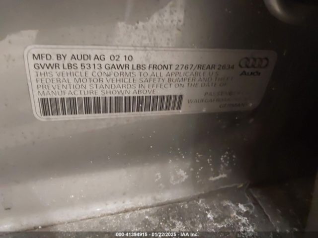 2010 AUDI A6 WAUFGAFB0AN059281 Photo 8