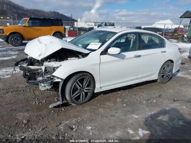 1HGCR2F10HA007522 Honda Accord Sport Se