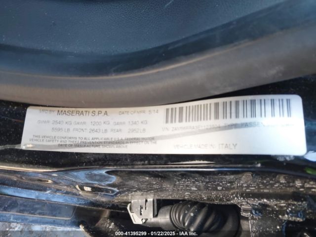 ZAM56RRA3E1123504 Maserati Quattroporte S Q4