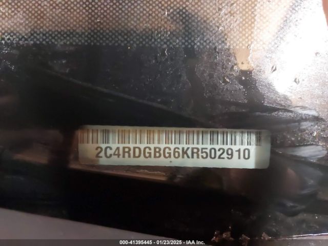 2C4RDGBG6KR502910 Dodge Grand Caravan Se Plus