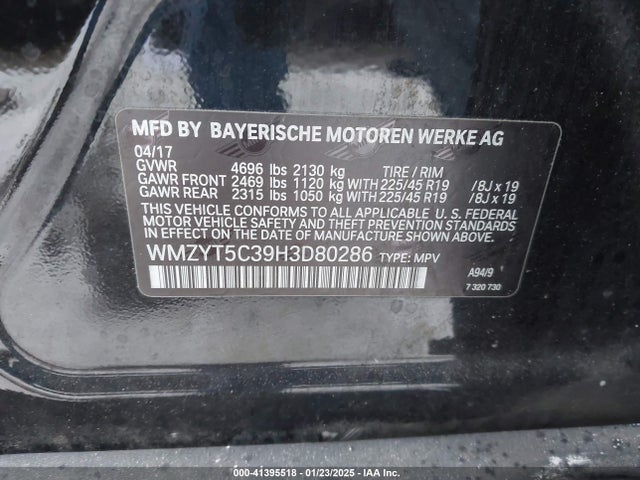 2017 MINI COUNTRYMAN WMZYT5C39H3D80286 Photo 8