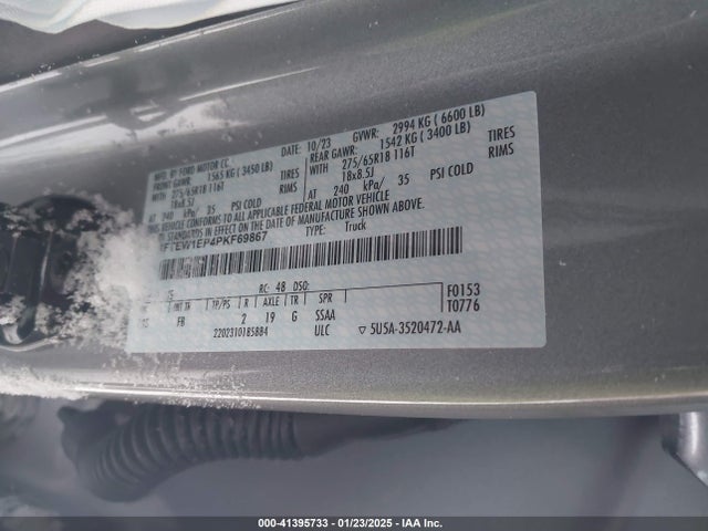 1FTEW1EP4PKF69867 Ford F-150 Xlt