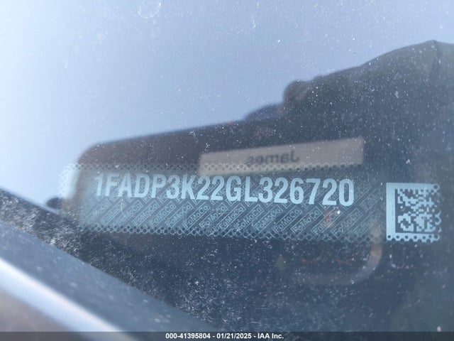 Ford FOCUS SE 2016 1FADP3K22GL326720 Image 9