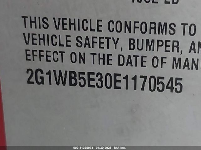 2G1WB5E30E1170545 Chevrolet Impala Limited Lt