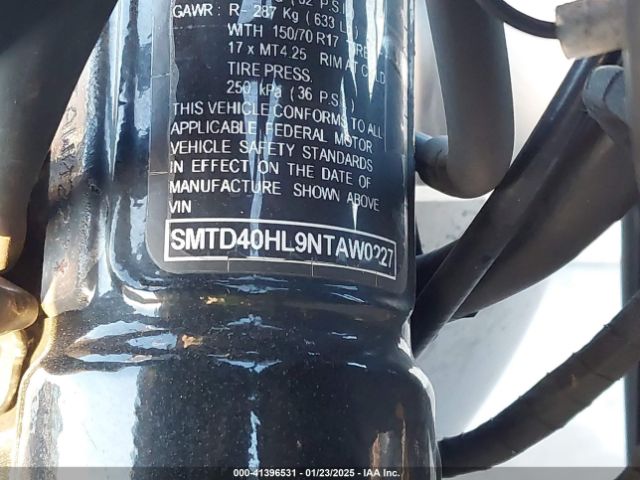 2022 TRIUMPH MOTORCYCLE BONNEVILLE SMTD40HL9NTAW0227 Photo 9