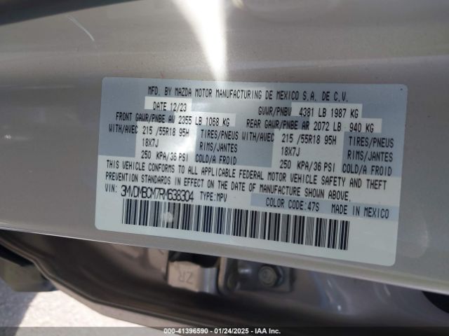 3MVDMBCM7RM638304 Mazda Cx-30 2.5 S Preferred Package