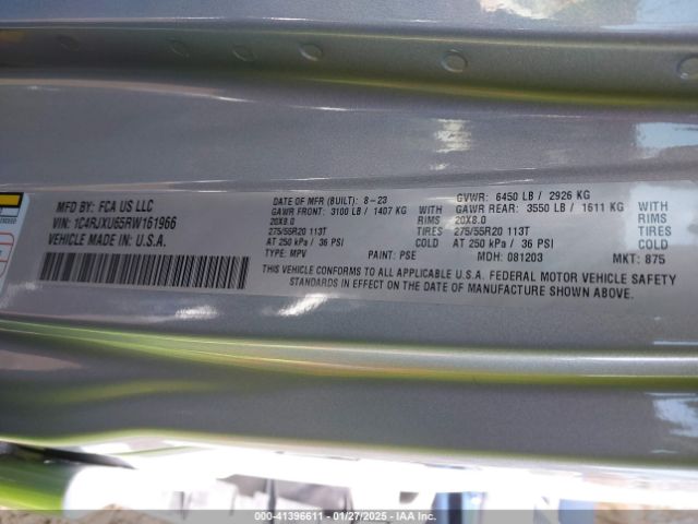 2024 JEEP WRANGLER 4XE 1C4RJXU65RW161966 Photo 8