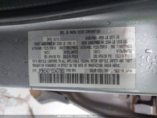 JM3KE4DY1E0407860 Mazda Cx-5 Grand Touring