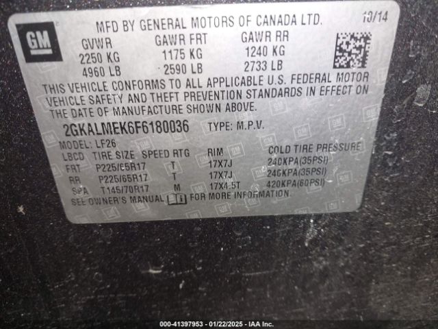 2GKALMEK6F6180036 GMC Terrain Sle-1