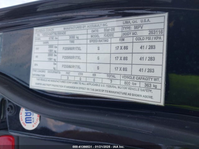 2006 CADILLAC DTS 1GEEH06Y76U500435 Photo 8