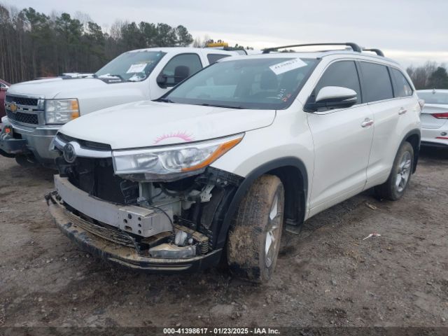 5TDDKRFH9ES014755 Toyota Highlander Limited Platinum V6