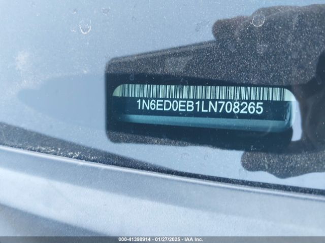 1N6ED0EB1LN708265 Nissan Frontier Pro-4x 4x4