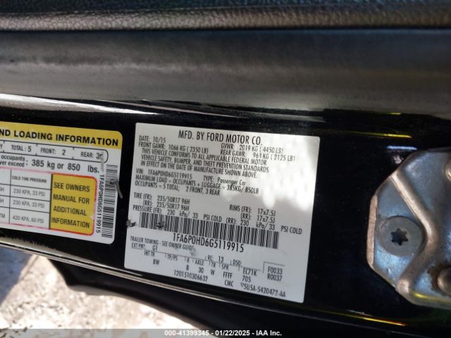 1FA6P0HD6G5119915 Ford FUSION SE
