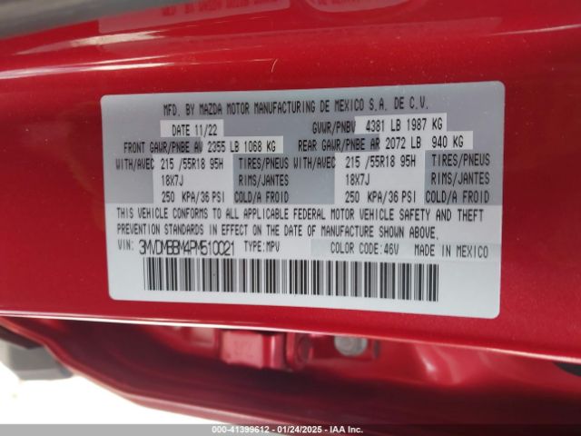 3MVDMBBM4PM510021 Mazda Cx-30 2.5 S Select