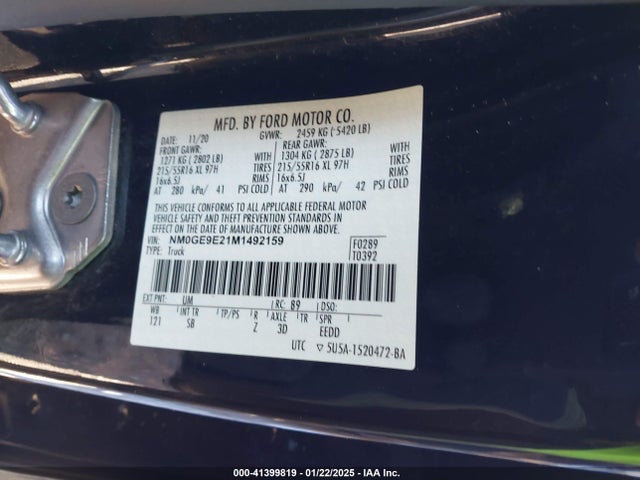NM0GE9E21M1492159 Ford Transit Connect Xl Passenger Wagon