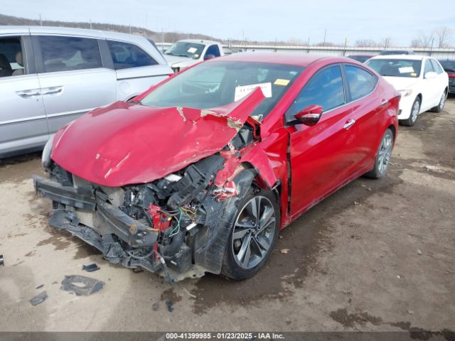 KMHDH4AE3FU393694 Hyundai Elantra Limited
