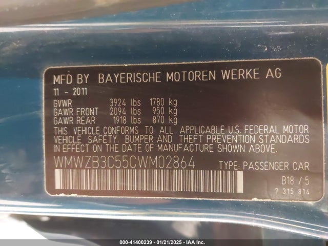 2012 MINI COOPER COUNTRYMAN WMWZB3C55CWM02864 Photo 8