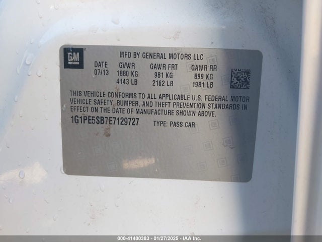 Chevrolet Cruze 2lt Auto 2014 1G1PE5SB7E7129727 Image 9