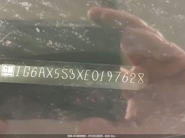 1G6AX5S3XE0197628 Cadillac CTS LUXURY