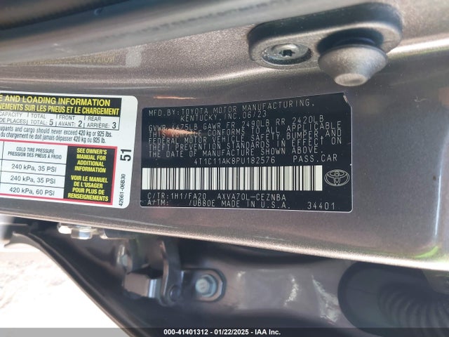Toyota CAMRY LE 2023 4T1C11AK8PU182576 Image 9