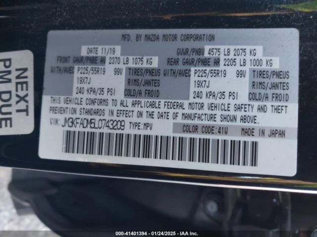 JM3KFADM5L0743209 Mazda Cx-5 Grand Touring