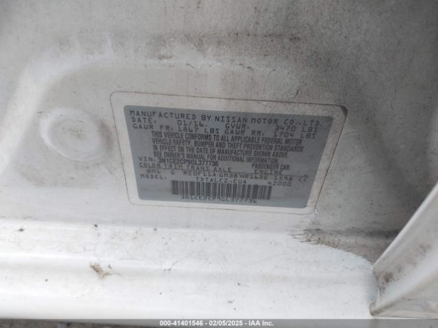 3N1CE2CP9GL377736 Nissan Versa Note S Plus