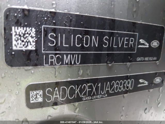 2018 JAGUAR F-PACE SADCK2FX1JA269390 Photo 8