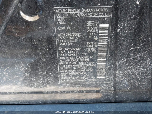 Nissan ROGUE S 2016 KNMAT2MV8GP651486 Image 9