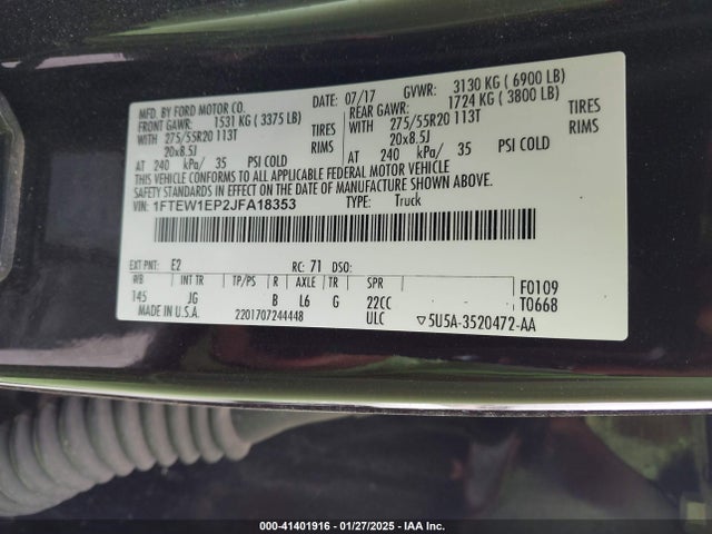 Ford F-150 Xl 2018 1FTEW1EP2JFA18353 Image 9